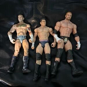 WWE “Best in the World” CM Punk, Triple H, “The American Dream” Cody Rhodes.